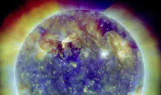 A strong magnetic storm is observed on Earth 