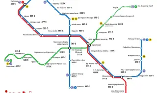 Вижте метро КАРТА на наемите в София