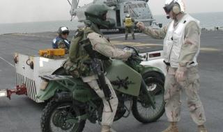 Новите дизелови мотоциклети на морските пехотинци