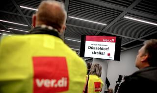 Големи германски летища блокирани от стачка