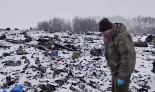 Украйна разкри защо Русия лъже за падналия самолет Ил-76