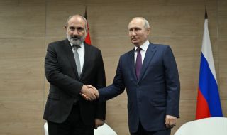 Путин и арменският премиер обсъдиха ситуацията в Нагорни Карабах