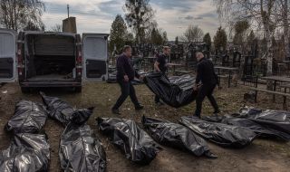 Руските окупатори са убили в град Буча над 1400 украинци