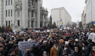 Протест за свободата на медиите в Украйна
