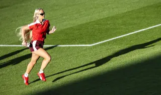 Alicia Lehmann did not miss a goal against Belgium, despite losing 