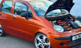 Виждали ли сте Daewoo Matiz с... V6 двигател?