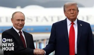 Окачиха СНИМКА на Тръмп и Путин във фоайето на Белия дом 