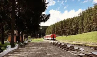 Къде се намира най-високата ЖП гара на Балканите?