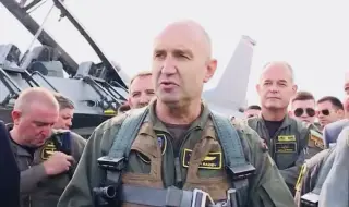 Радев полетя с F-16 (ВИДЕО)