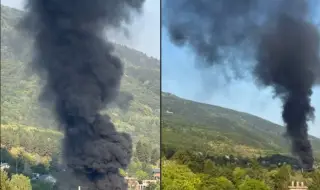 Пожар избухна в "Драгалевци" в София