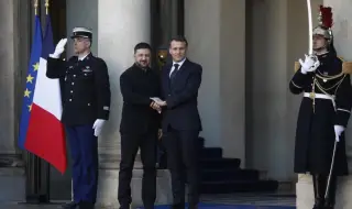  Макрон обсъдил изпращането на войски в Украйна след края на войната с лидерите на парламентарните групи