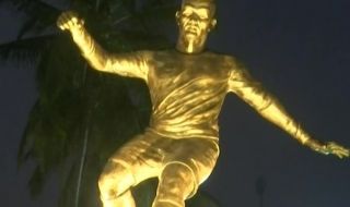 Статуя на Роналдо в Индия предизвика протест