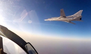 Русия удари в Сирия от Иран (Видео)