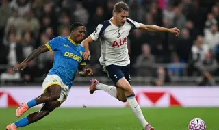 Тотнъм измъкна точка в последните секунди срещу аутсайдера Уулвърхемптън