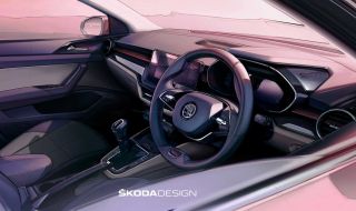 Skoda показа интериора на новия си бюджетен модел