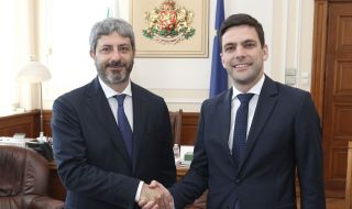 Никола Минчев се срещна с председателя на Камарата на депутатите на Италия Роберто Фико