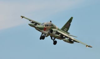 Су-25 се разби в Западна Русия