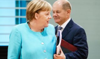 Ангела Меркел поздрави Олаф Шолц