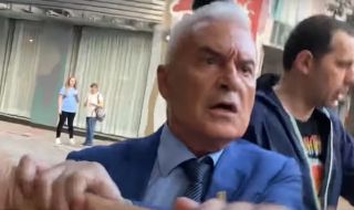 Нов екшън с Волен Сидеров след пускането му от Първо РПУ ВИДЕО