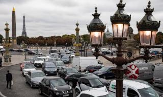 Транспортен протест в Париж