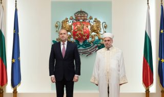 Румен Радев се срещна с Главния мюфтия д-р Мустафа Хаджи