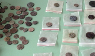 Монетно съкровище открито край Попово