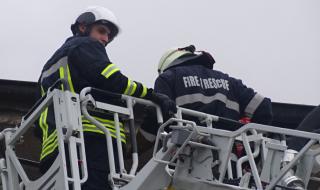 Пожар гори в болница в Пловдив