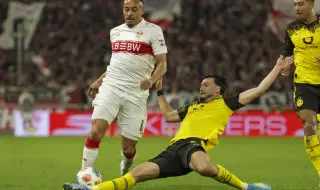 Борусия Дортмунд победи Щутгарт с два късни гола