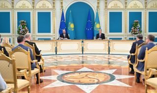 Съвместно изявление на президента на Република Казахстан Касъм-Жомарт Токаев и председателя на Европейския съвет Шарл Мишел