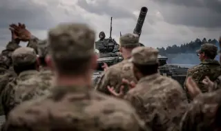 Украински войски тренират в Полша за тежка зимна война