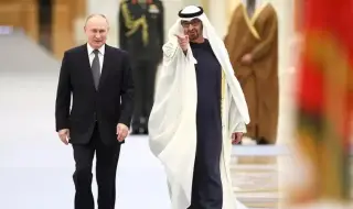 Putin welcomed the President of the UAE at his residence in Novo Odintsovo 