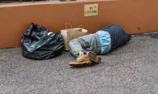 Как живеят бездомниците в Лас Вегас