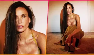 61-year-old Demi Moore appeared on the cover of Interview magazine 