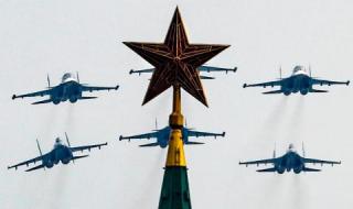 Само въздушната част на военните паради в Москва