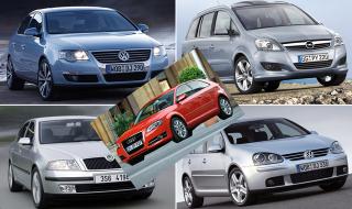 Топ 5 на употребяваните автомобили, които са регистрирани в КАТ от началото на годината в България