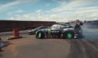 Дрифтозаври в действие - Lambo срещу GT-R в #BATTLEDRIFT 2