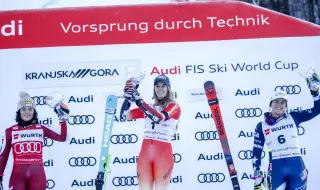 Камий Раст триумфира с първа победа в гигантския слалом за Световната купа 