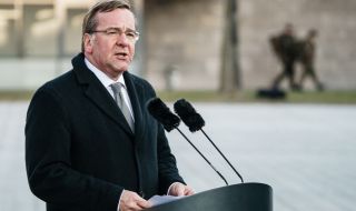 Новият министър на отбраната на Германия подчерта подкрепата си за Украйна