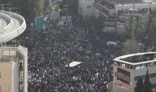 Масови протести в Йерусалим срещу задължителната военна служба за харедимите