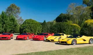 Продава се колекция с едни от най-редките Ferrari-та