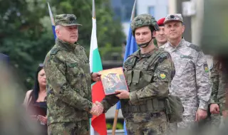 We sent the Bulgarian company from the Operational Reserve Forces of the NATO Stabilization Forces in Kosovo 