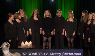 Весела козя Коледа! (видео)