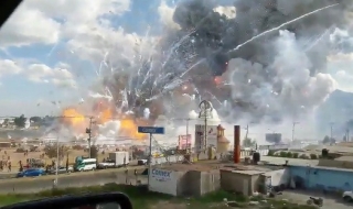 Зловеща експлозия почерни Мексико (ВИДЕО)