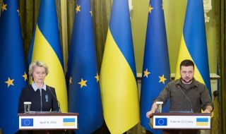 Володимир Зеленски и Урсула фон дер Лайен обсъдиха допълнителна подкрепа за Украйна