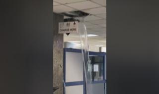 Потоп на летище София (ВИДЕО)