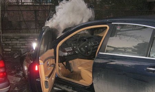 Горялото BMW е подпалено умишлено