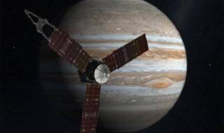 Гигантски вихър бушува на Юпитер (ВИДЕО+СНИМКИ)