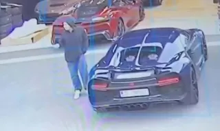 Откраднаха Bugatti-то на Мате Римац, той лично подгони крадеца (ВИДЕО)