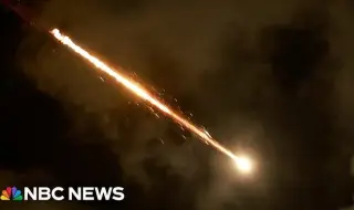 Само за час: Четири вълни ирански ракети полетяха към Израел, евакуираха посолството на САЩ в Багдад