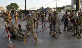 Напрежение! Армията спря атака срещу президентския дворец в Бейрут